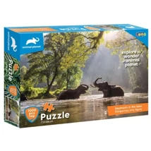 Animal Planet: Elefántok a tóban 1000 db-os puzzle