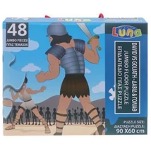 Dávid és Góliát 48 db-os padló puzzle 60×90 cm