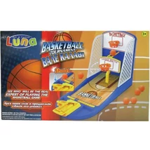 Luna: Asztali kosárlabda ügyességi játékszett dupla kosárpalánkkal 38×23 cm