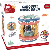 Állatos zenélő körhinta bébi játék