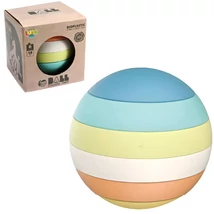 Labda 6 db-os toronyépítő játék 12 cm