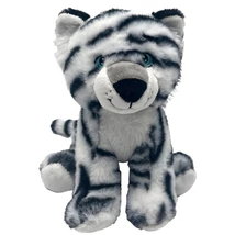 Plüss fehér tigris 21 cm