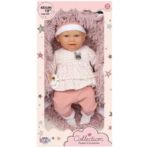 Mosolygós baba kiegészítőkkel 45 cm-es