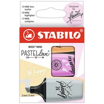 Stabilo: Boss Mini Pastellove szövegkiemelő szett 3 db-os