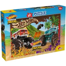 Hot Wheels Monster trucks 60 db-os puzzle 50×35 cm – Lisciani