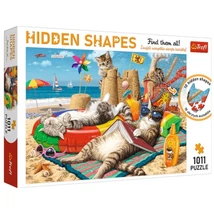 Hidden Shapes: Feline nyaralás 1000 db-os puzzle – Trefl