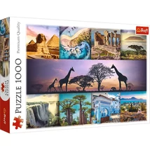 Afrika kollázs 1000 db-os HQ puzzle kirakó – Trefl
