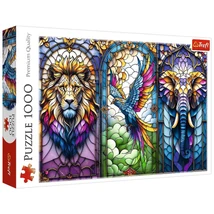 Állatos ólomüveg 1000db-os puzzle - Trefl