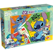 Disney Stitch 2 az 1-ben maxi 24 db-os puzzle és színező 70×50 cm – Lisciani
