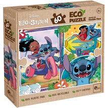 Stitch 2 az 1-ben 60 db-os Eco puzzle és színező 70×50 cm – Lisciani