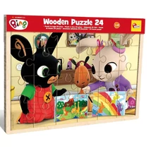 Bing és barátai 24 db-os fa keretes puzzle – Lisciani