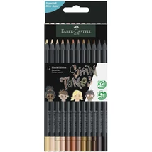 Faber-Castell: Black Edition Skin Tone testszínű 12 db-os színes ceruza készlet