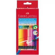 Faber-Castell: Radíros színes ceruza szett 24 db-os készlet