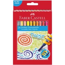 Faber-Castell: Twist zsírkréta szett 24 db-os
