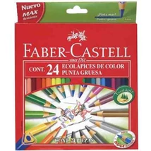 Faber-Castell: ECO háromszögletű színes ceruza 24 db-os