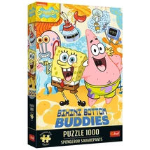 Spongyabob kockanadrág Bikinifenék legjobb barátai 1000 db-os Prémium plus quality puzzle – Trefl