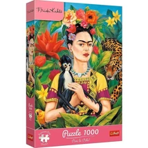 Frida Kahlo - Dzsungelportré 1000db-os prémium puzzle - Trefl
