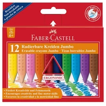 Radírozható Jumbo zsírkréta 12 db-os szett – Faber-Castell