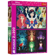 Disney elbűvölő hercegnők 2×200 db-os puzzle – Trefl