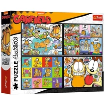 Garfield kalandjai 4×250 db-os puzzle – Trefl