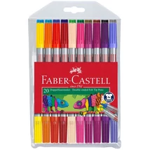 Faber-Castell: Filctoll készlet 20 db-os kétvégű