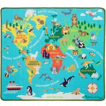 A világ körül játszószőnyeg 100×90 cm – Melissa & Doug