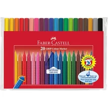 Grip színes kimosható filctoll 20 db-os szett – Faber-Castell