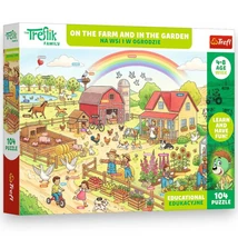Treflik A farmon és a kertben oktató jellegű 104db-os puzzle - Trefl