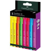 Faber-Castell: Textliner 38 Szövegkiemelő szett fluoreszkáló színekkel 8 db-os csomag