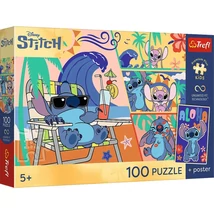 Disney Stitch Strandnapok 100db-os UFT puzzle poszterrel - Trefl