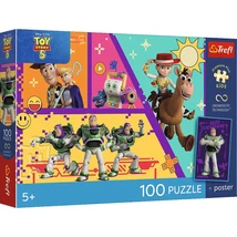 Toy Story 100 db-os UFT puzzle poszterrel – Trefl