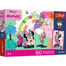 Disney Minnie egér 60 db-os prémium plusz kids puzzle poszterrel – Trefl