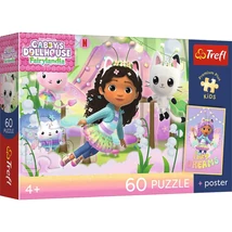 Gabi babaháza 60 db-os prémium plusz kids puzzle poszterrel – Trefl