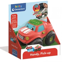 Handy, hátrahúzós baby pick-up autó hanggal és fénnyel – Clementoni