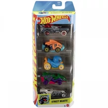 Hot Wheels: Street Beasts 5 db-os járgány szett 1/64 – Mattel