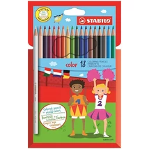 Stabilo: Color színes ceruza készlet 18 db-os