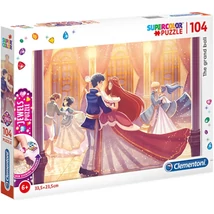 A nagy bál Supercolor ékszer-puzzle 104 db-os – Clementoni