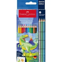 Faber-Castell: Dinoszauruszos Grip színesceruza készlet 10+3 db-os csomag
