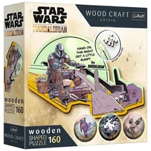 Wood Craft: Star Wars – Mandalorián 160 db-os prémium fa puzzle – Trefl