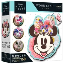 Wood Craft: Disney – Stílusos Minnie egér 160 db-os prémium fa puzzle – Trefl