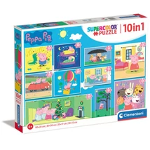 Peppa malac 10az1-ben puzzle szett – Clementoni