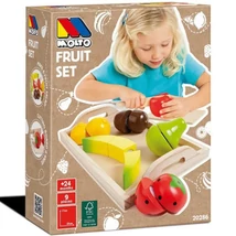 Molto: Fa gyümölcsszett tálcával 9 db-os