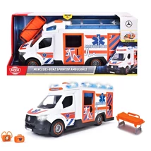 Mercedes-Benz Sprinter Ambulance kisautó fénnyel és hanggal 35cm - Dickie Toys