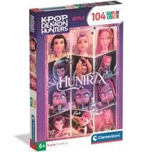 K-Pop démonvadászok Huntrix SuperColor puzzle 104 db – Clementoni