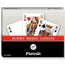 Standard Römi kártya, dupla csomag 2×55 lap – Piatnik