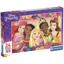 Disney Hercegnők: Maxi Super Color Puzzle 24 darabos – Clementoni