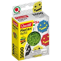 Quercetti: Pixel Art zöld színű 4 mm-es pötyi utántöltő 1000 db-os