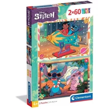 Disney Stitch 2×60 db-os Supercolor puzzle – Clementoni