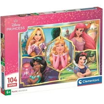 Disney Hercegnők Mosolygós arcok 104 db-os super puzzle – Clementoni