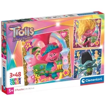Trollok 3.: 3 az 1-ben 48 db-os puzzle szett – Clementoni